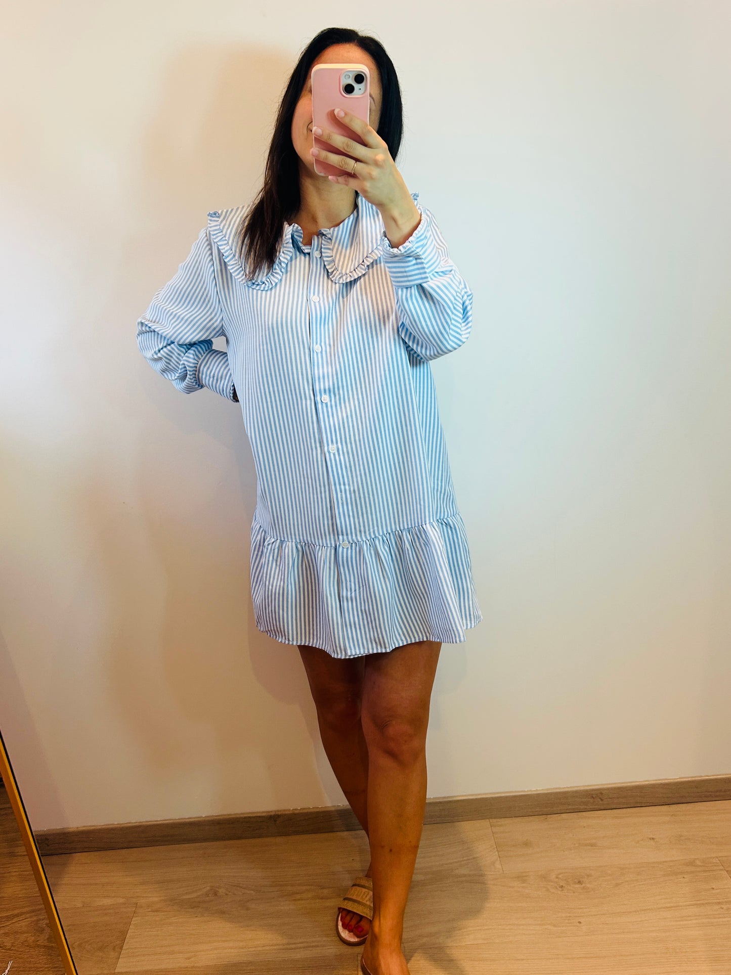 Dress blue stripes