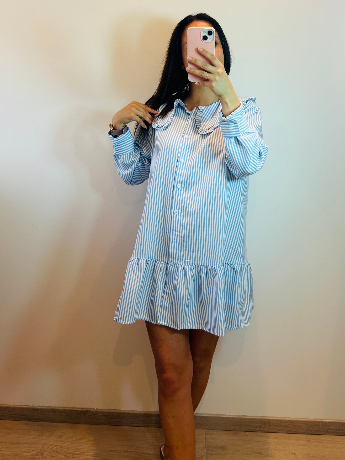 Dress blue stripes