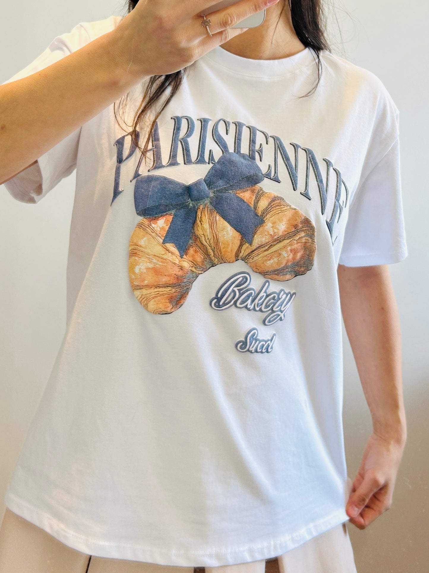 T-shirt Paris croissant