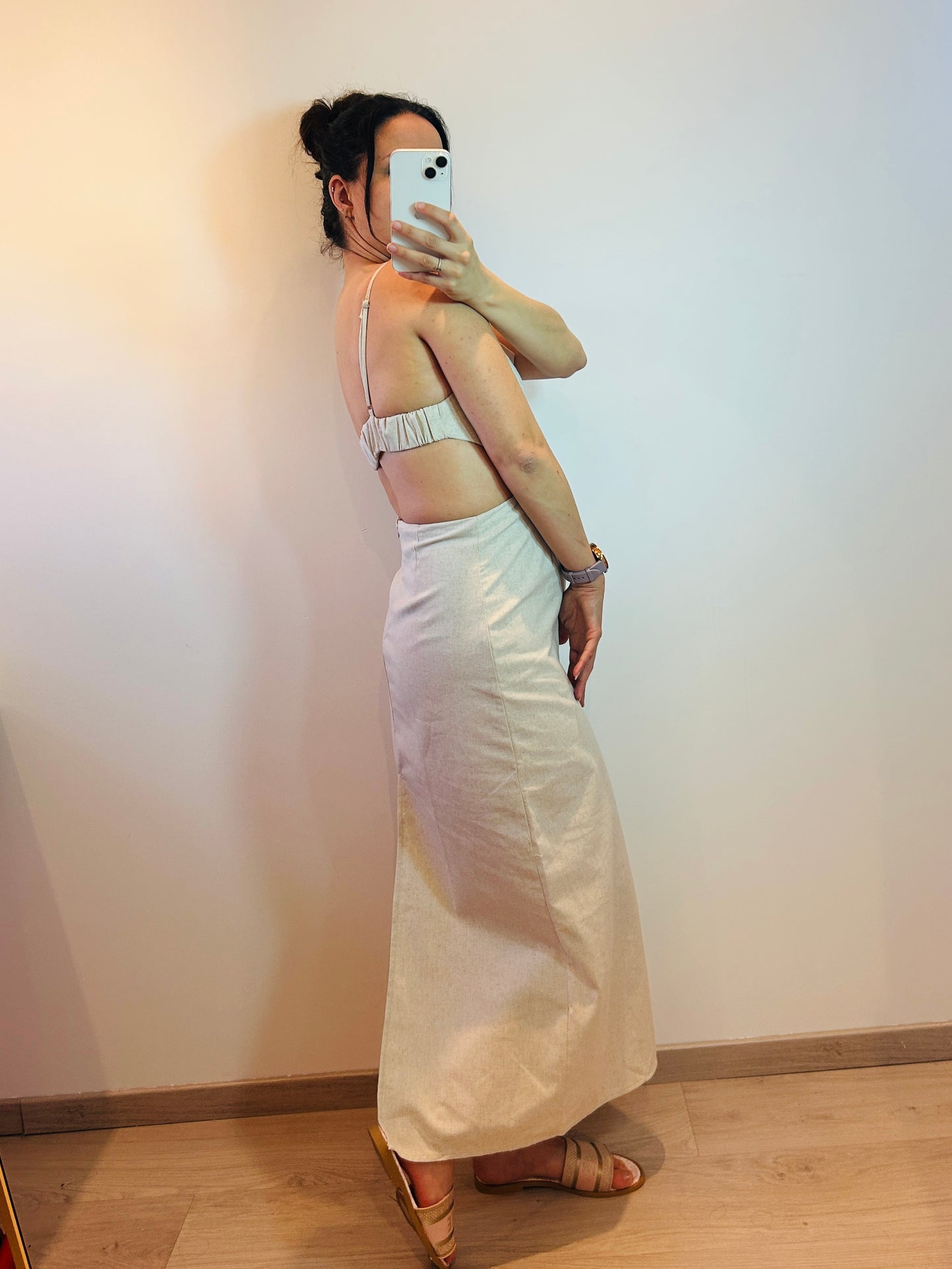 Dress open back