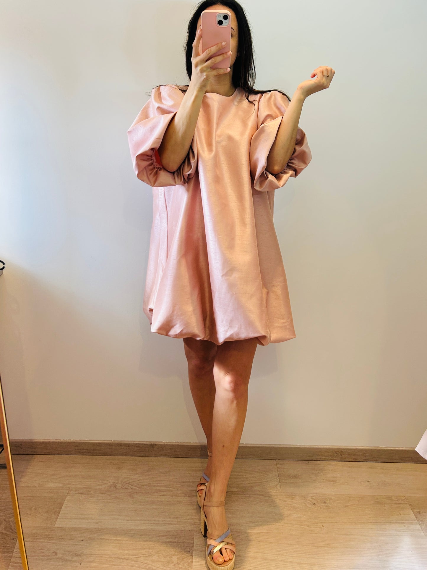 Balloon dress pink