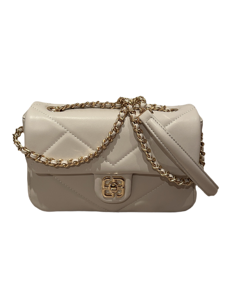 Golden chain bag off-white