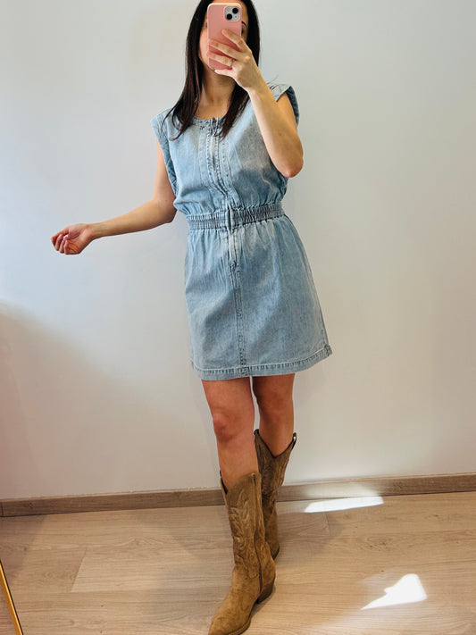 Denim dress mini