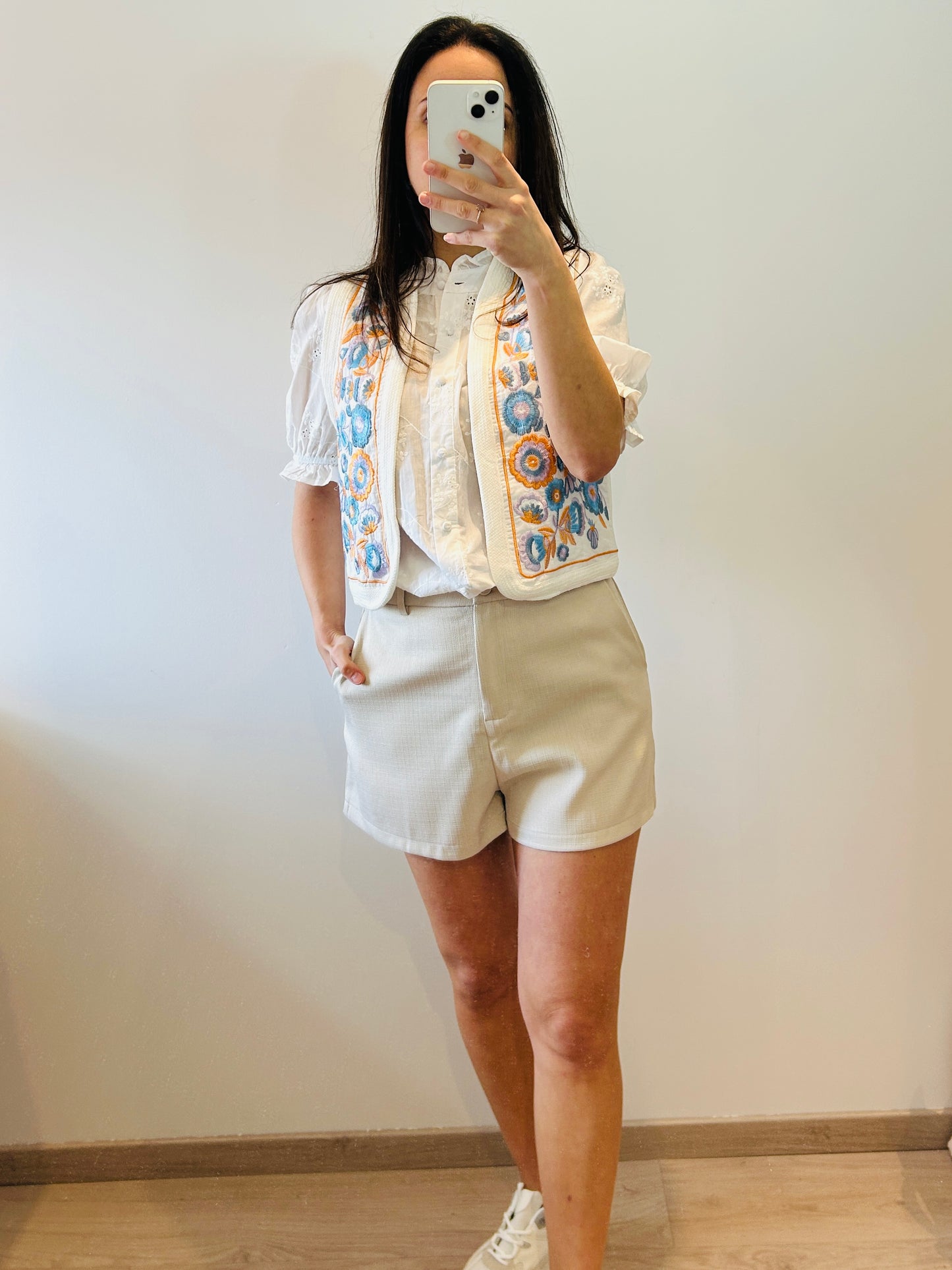 Embroidered vest