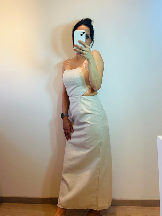 Dress open back