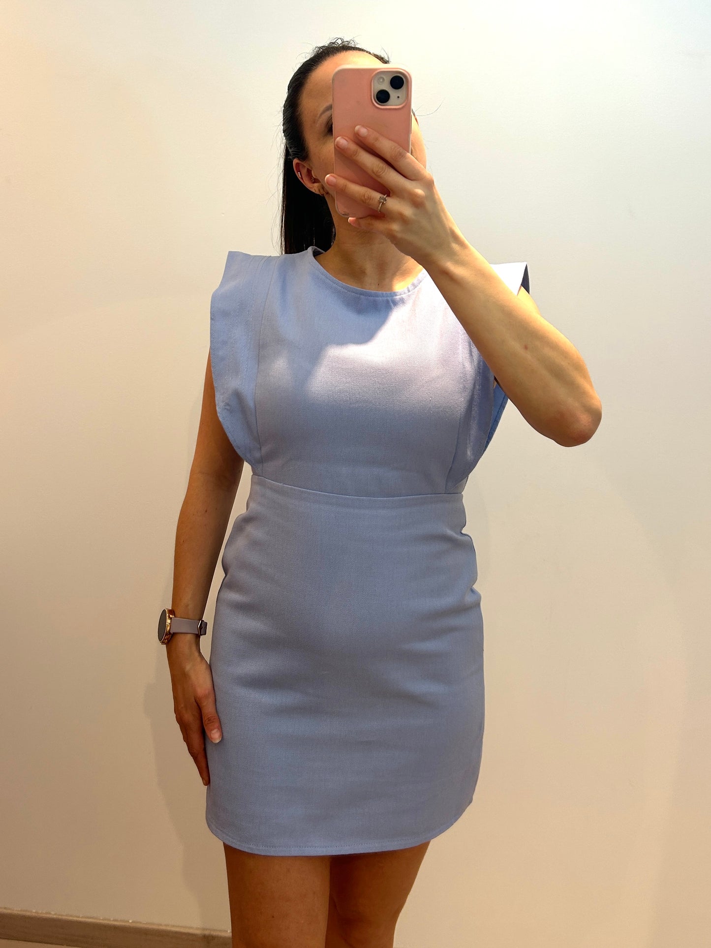 Dress blue deployed sleeve