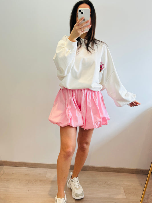 Skirt - short balloon pink