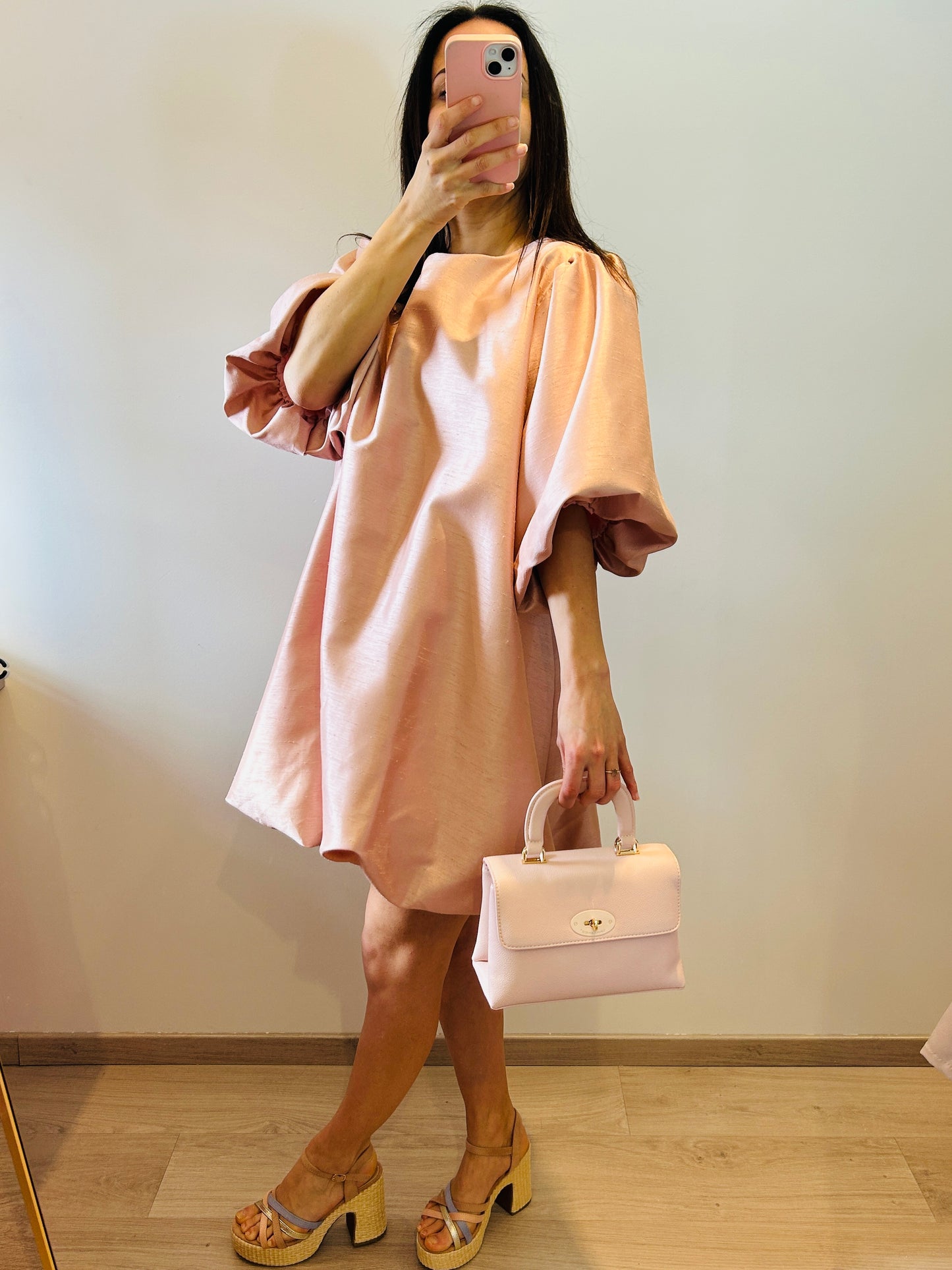 Balloon dress pink