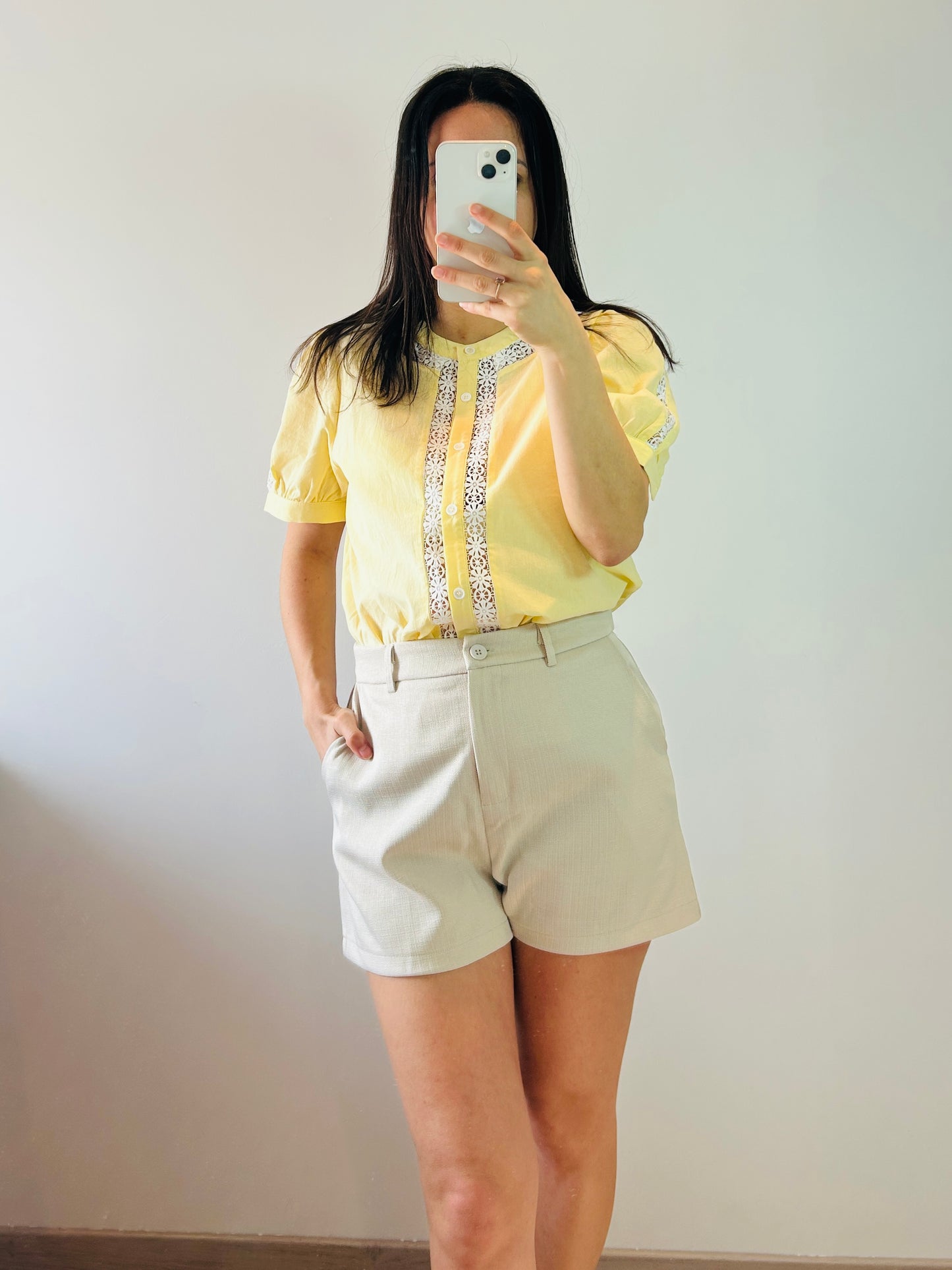 Blouse butteryellow