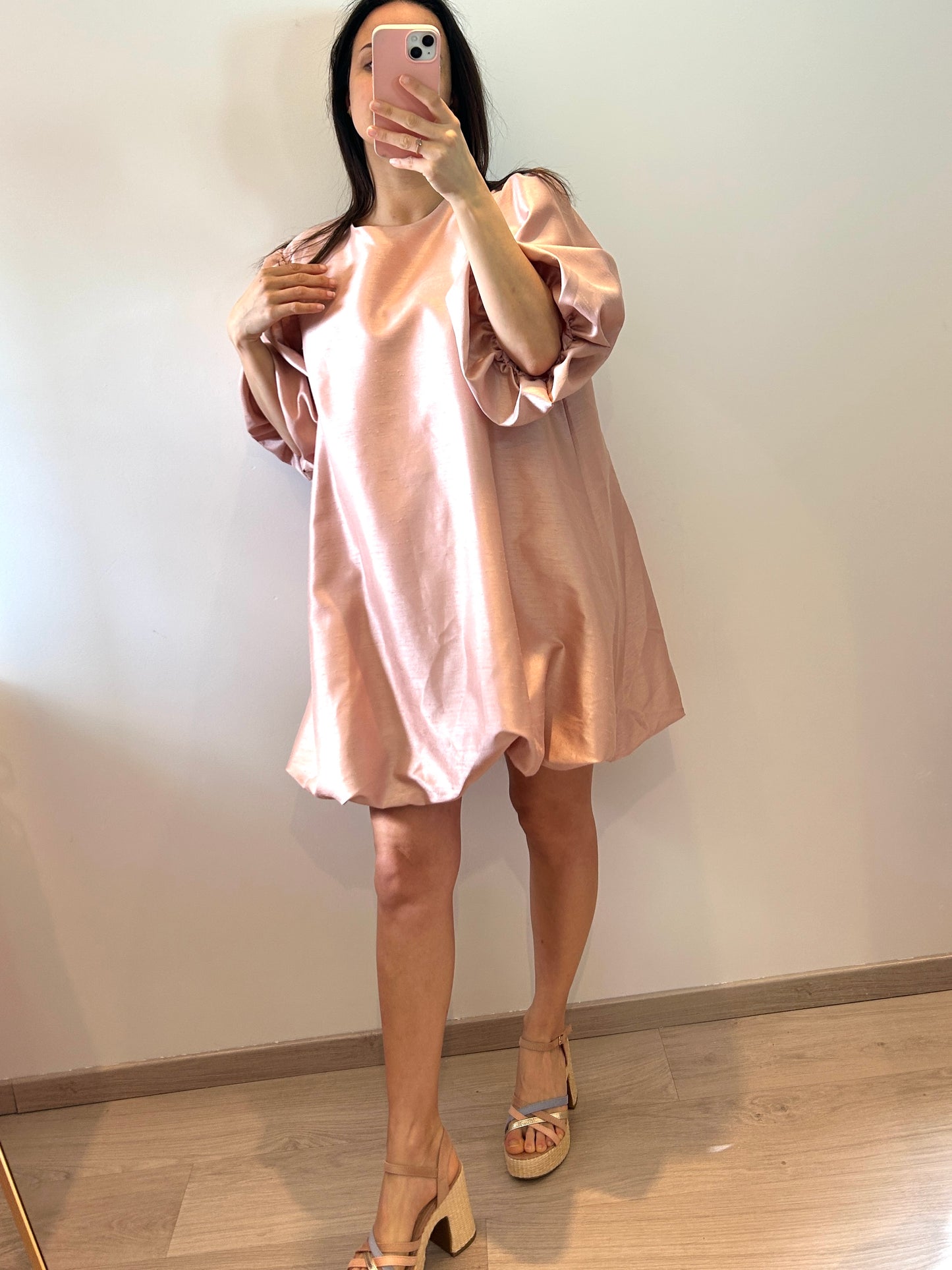 Balloon dress pink
