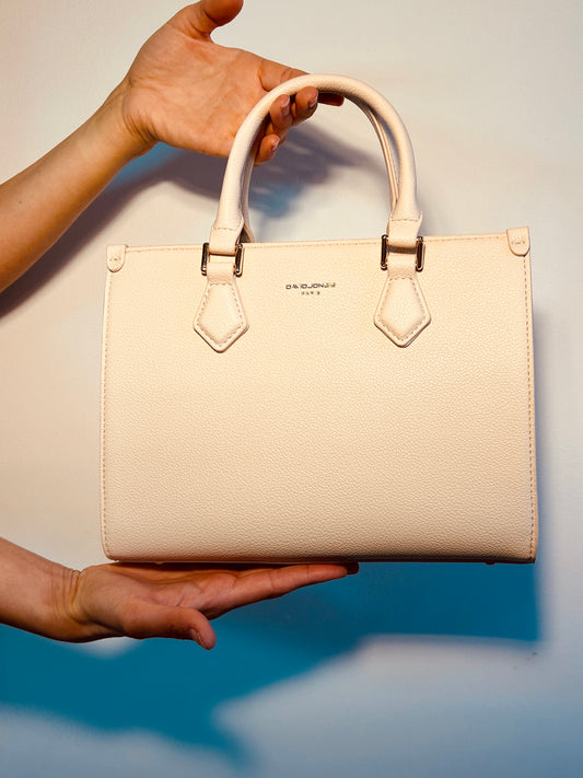 Handbag short handle salmon
