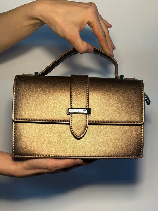 little bronze bag