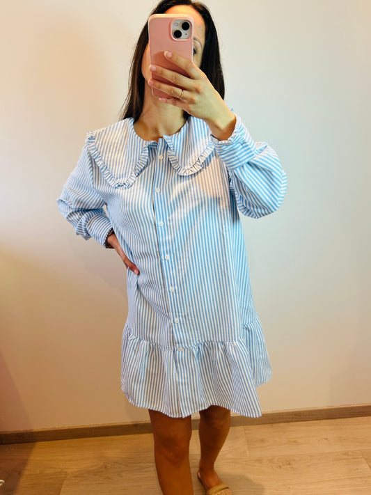 Dress blue stripes