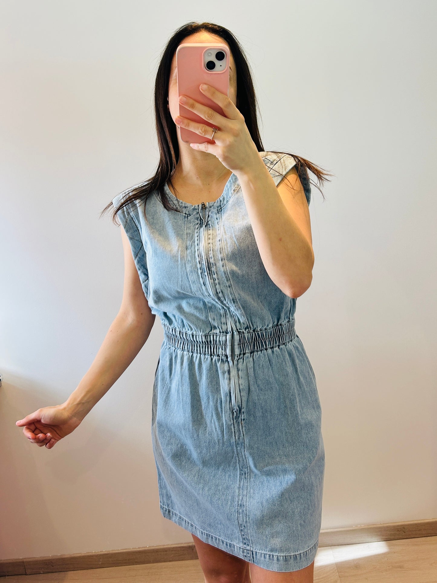Denim dress mini